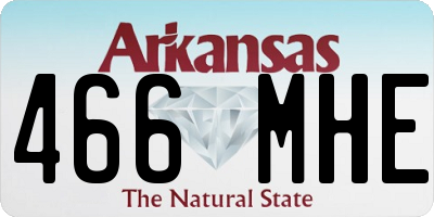 AR license plate 466MHE