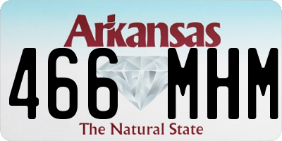 AR license plate 466MHM