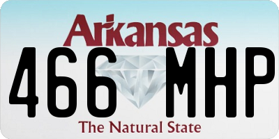 AR license plate 466MHP