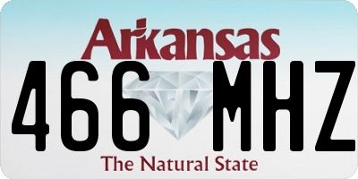 AR license plate 466MHZ