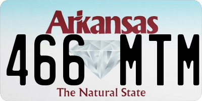 AR license plate 466MTM