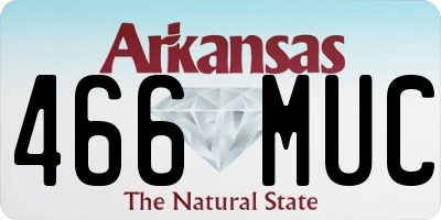 AR license plate 466MUC