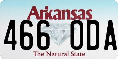 AR license plate 466ODA
