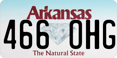 AR license plate 466OHG