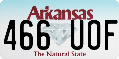 AR license plate 466UOF