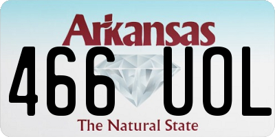 AR license plate 466UOL