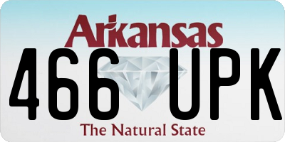 AR license plate 466UPK