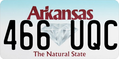 AR license plate 466UQC