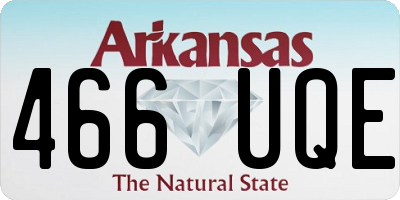 AR license plate 466UQE