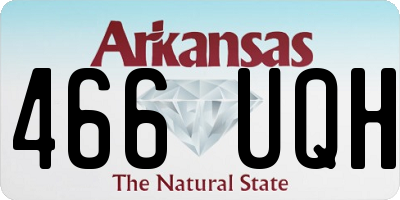 AR license plate 466UQH