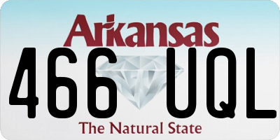 AR license plate 466UQL