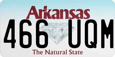 AR license plate 466UQM