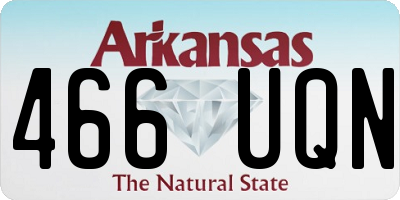 AR license plate 466UQN