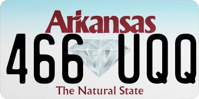 AR license plate 466UQQ