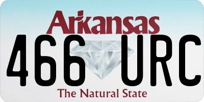 AR license plate 466URC