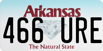 AR license plate 466URE