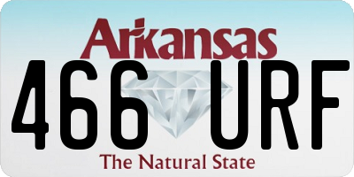 AR license plate 466URF