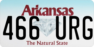 AR license plate 466URG