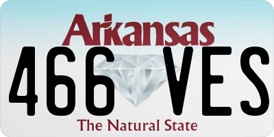 AR license plate 466VES