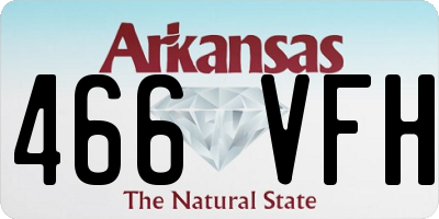 AR license plate 466VFH