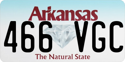 AR license plate 466VGC