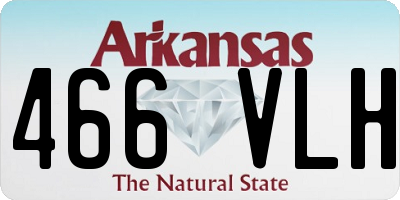 AR license plate 466VLH