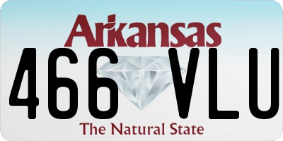 AR license plate 466VLU