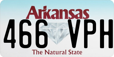 AR license plate 466VPH