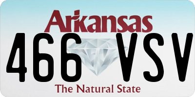AR license plate 466VSV