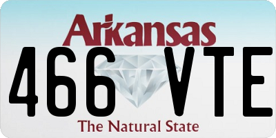 AR license plate 466VTE