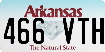 AR license plate 466VTH