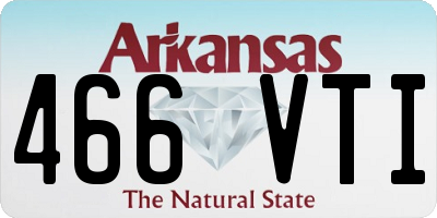 AR license plate 466VTI