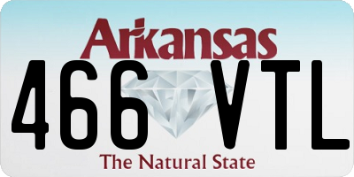 AR license plate 466VTL