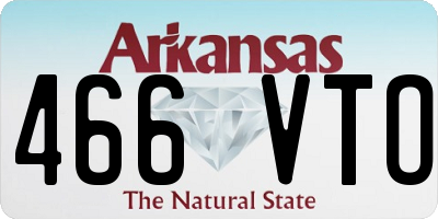 AR license plate 466VTO