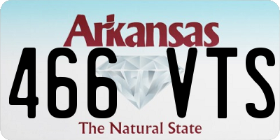 AR license plate 466VTS