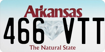 AR license plate 466VTT