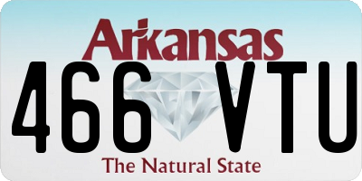 AR license plate 466VTU