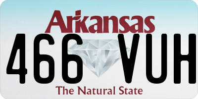 AR license plate 466VUH
