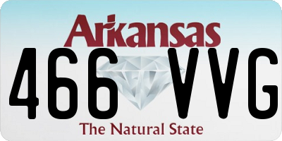 AR license plate 466VVG