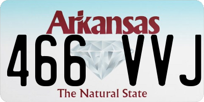 AR license plate 466VVJ
