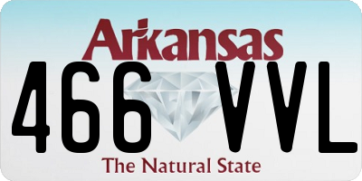 AR license plate 466VVL