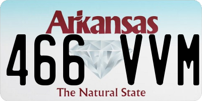 AR license plate 466VVM