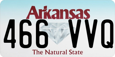 AR license plate 466VVQ