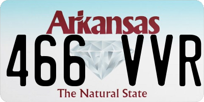 AR license plate 466VVR