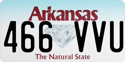 AR license plate 466VVU