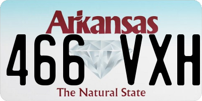 AR license plate 466VXH