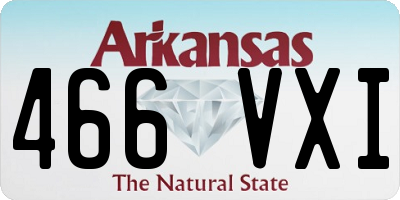 AR license plate 466VXI