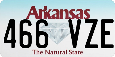 AR license plate 466VZE