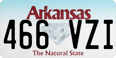 AR license plate 466VZI