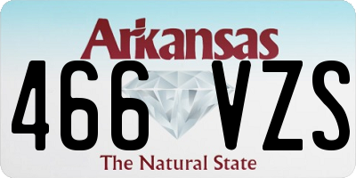 AR license plate 466VZS